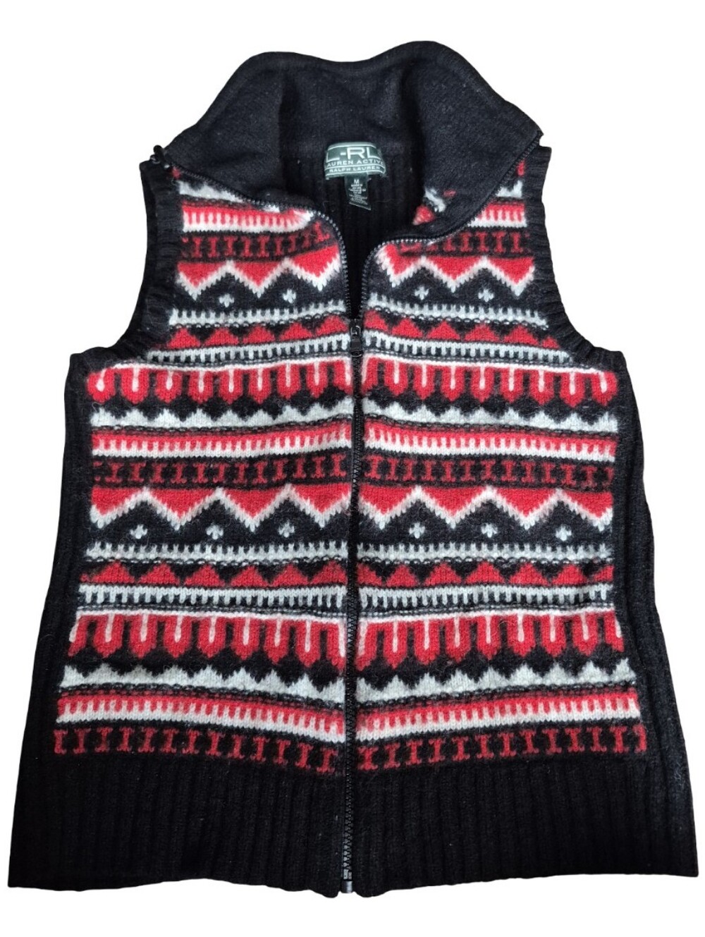 Lauren Active Ralph Lauren  Womens 78% Lambswool Vest size Medium